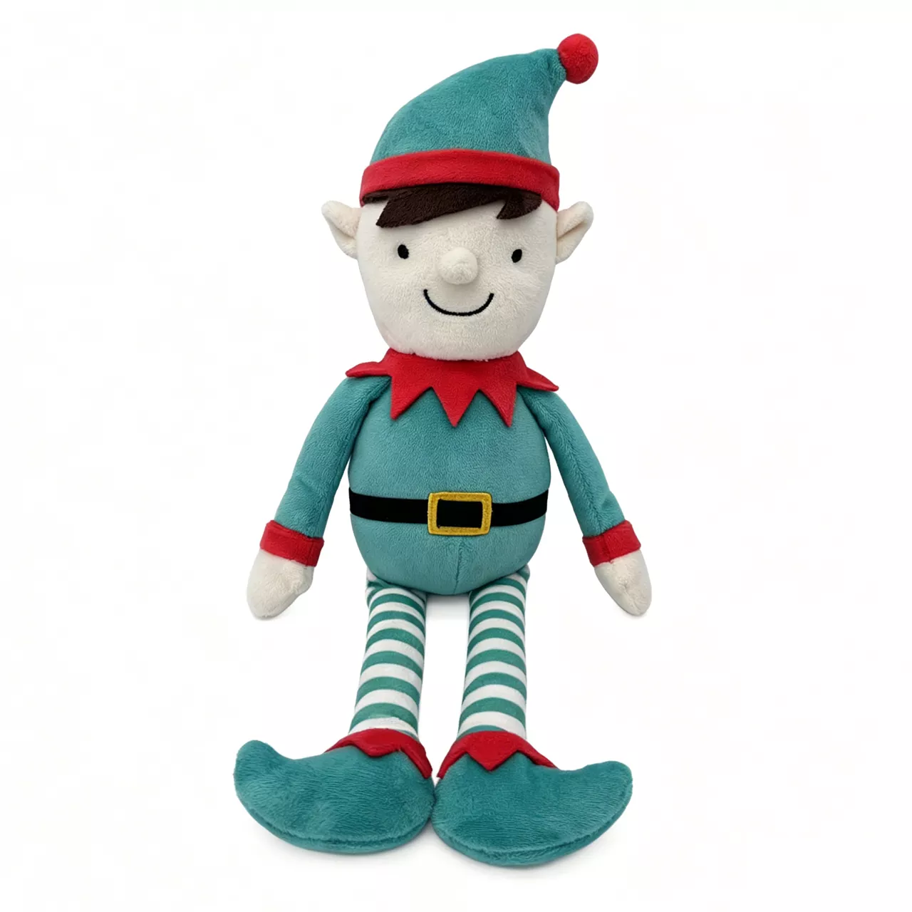 Elfo de pernas longas recheado de brinquedo de pelúcia de Natal