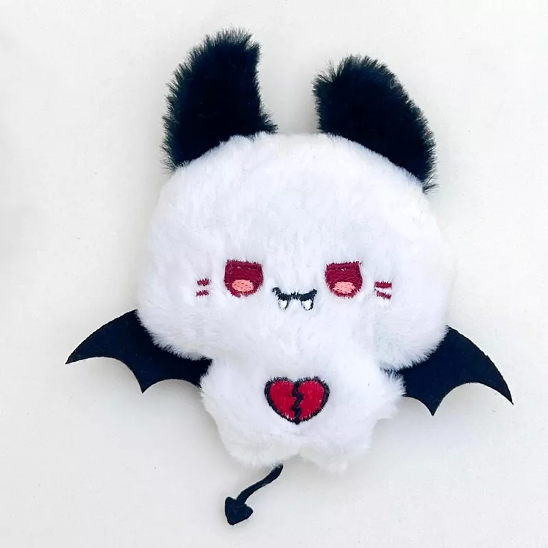 Brinquedo de pelúcia de Halloween do diabo branco